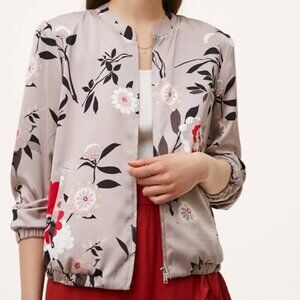 Loft Botanical Bomber Jacket L